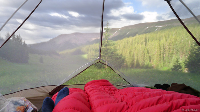 View from the tent View from the tent