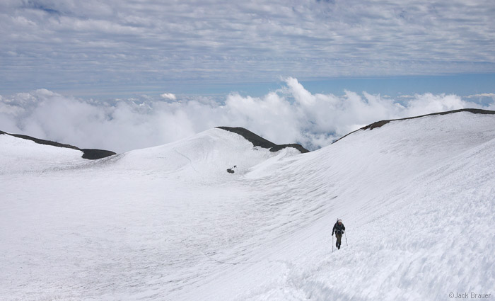 Volcán Nevado crater, Chile
