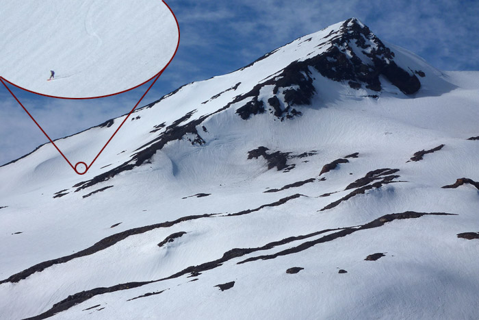Snowboarding Volcán Nevado, Chile