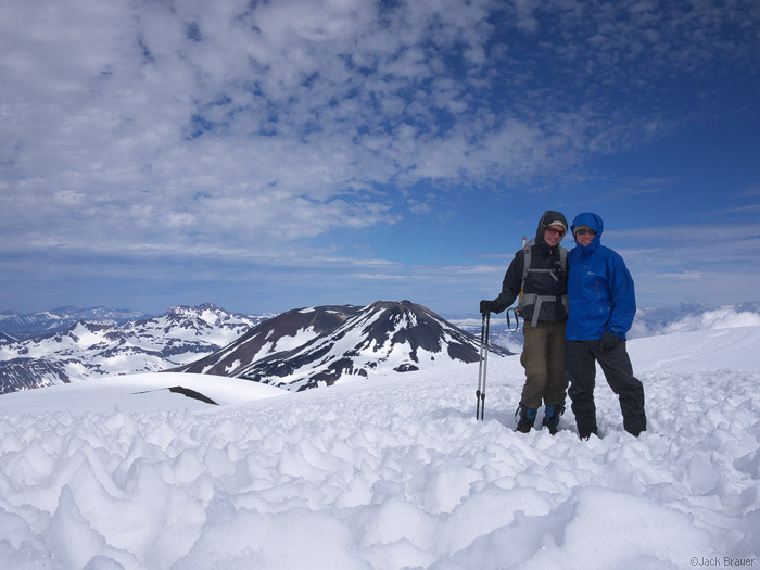 Volcán Nevado summit portrait, Chile