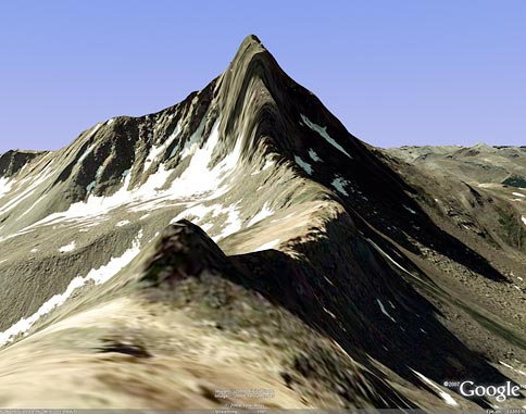 Wetterhorn Peak on Google