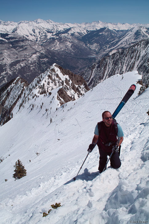 Hiking with Skis