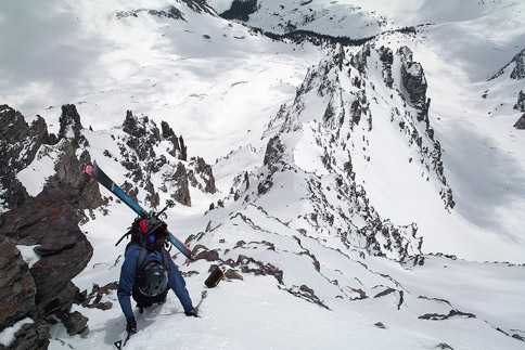 Pearl Couloir, Cathedral Peak