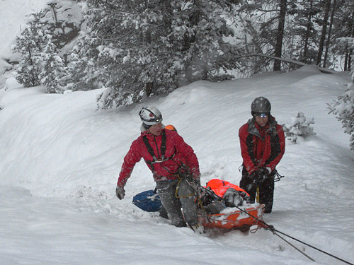 mountain rescue stretcher