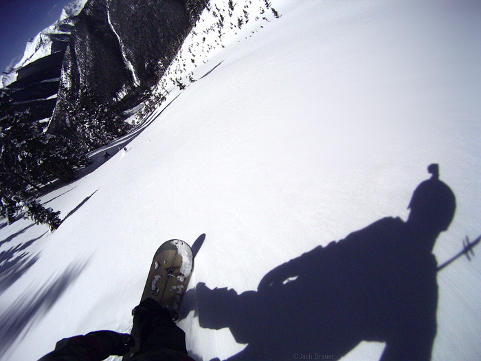 Snowboarding helmet cam