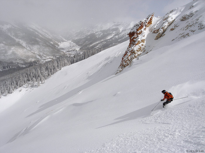 Backcountry skiing