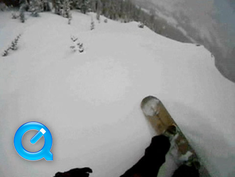 Snowboard helmet cam