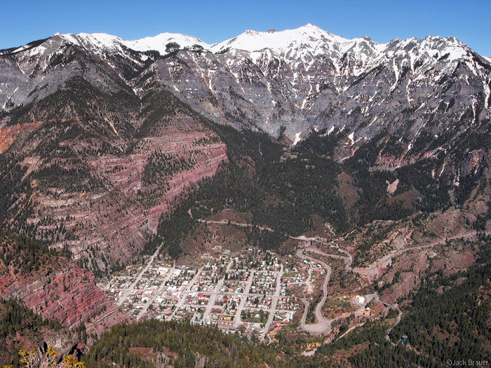 View of Ouray, Colorado