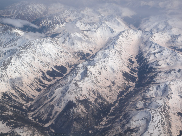 Sawatch Range Colorado aerial photo
