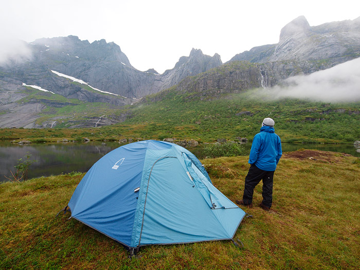 Camping in Lofoten