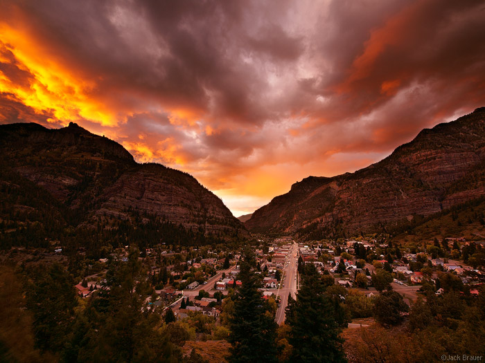 Sunset Over Ouray Colorado