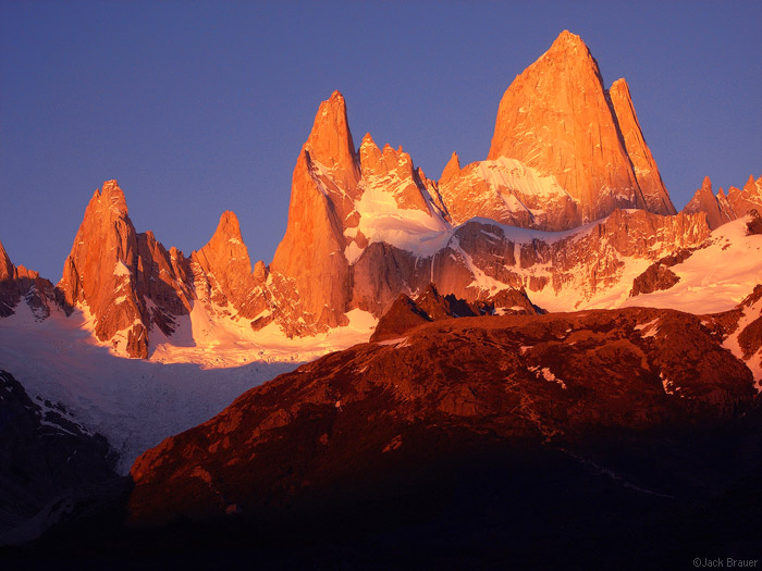 Monte Fitz Roy sunrise, Patagonia