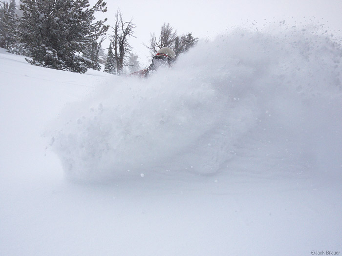 Carving the powder