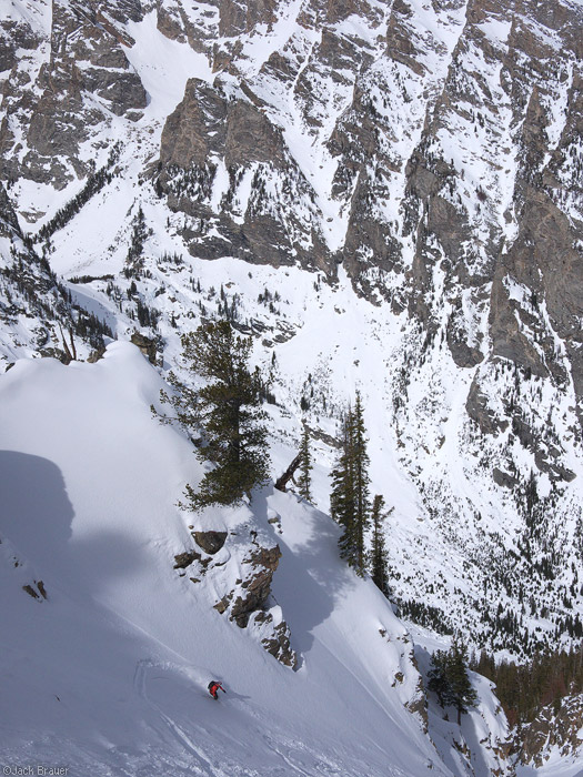 Skiing the Turkey Chute