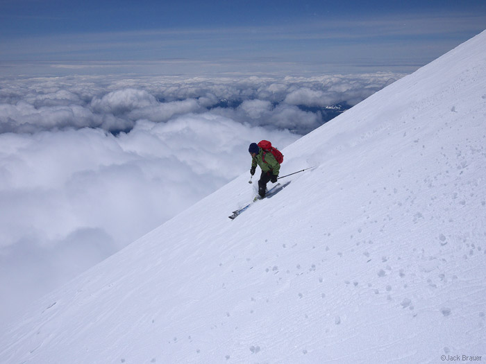 Skiing Mt. Adams