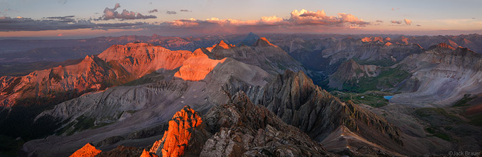 Panorama from Sneffels Summit