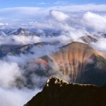 Clearing storm over the San Juan Mountains, Colorado