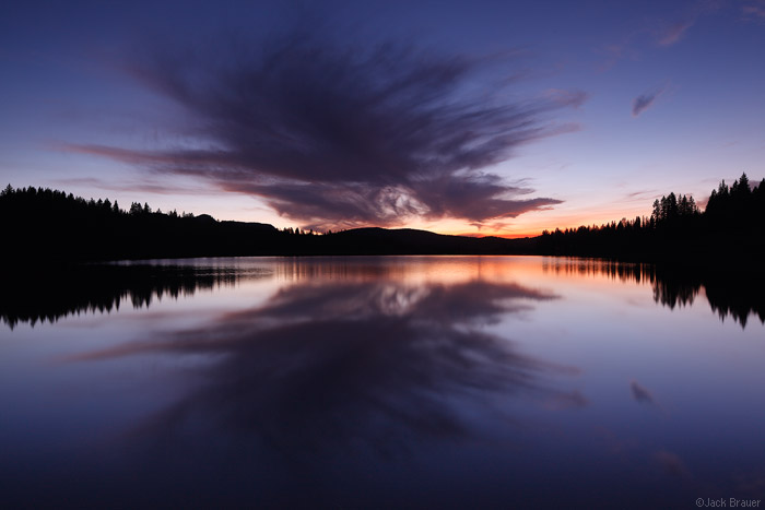 Grand Mesa sunset reflection