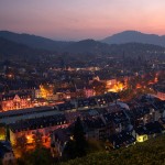 Evening in Freiburg, Germany