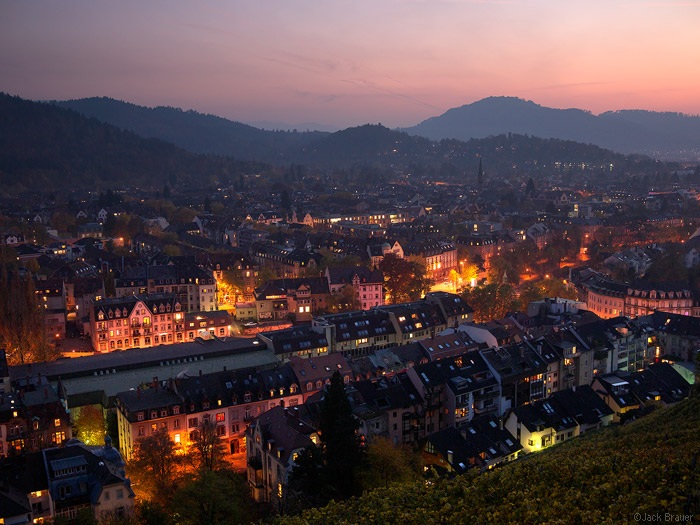 Evening in Freiburg, Germany