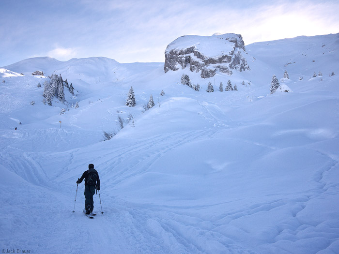 Splitboarding in the Swiss Alps