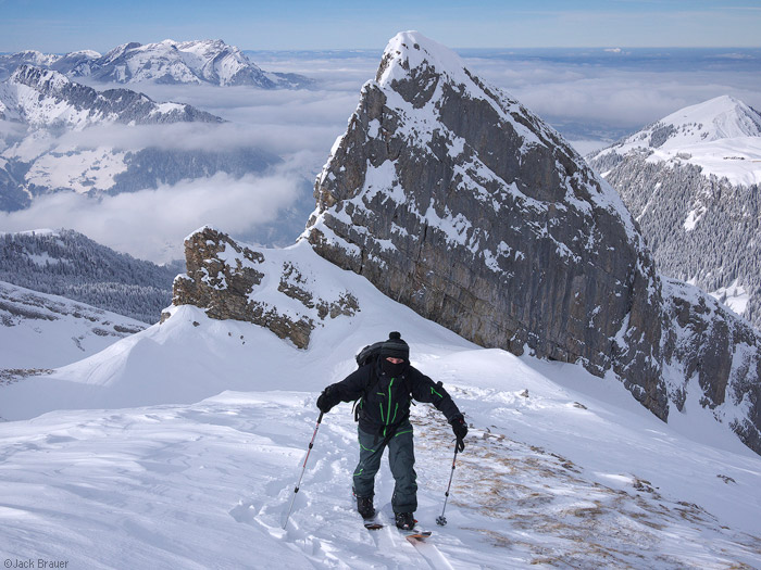 Splitboarding in the Swiss Alps