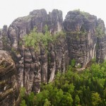 Elbsandstein sandstone mountains near Dresden, Germany