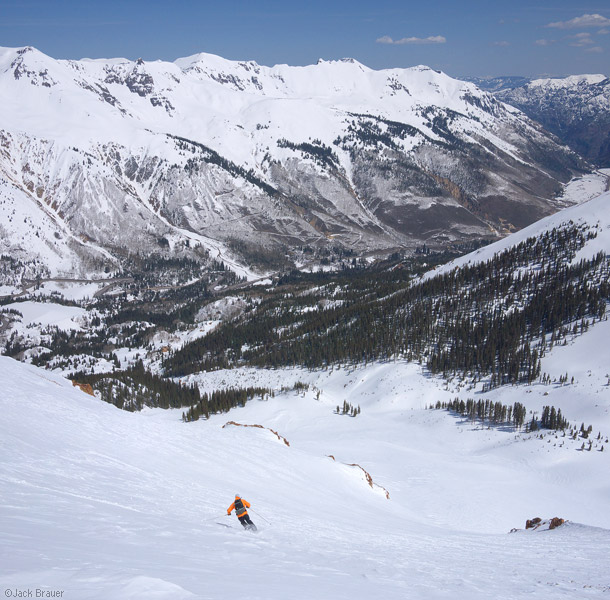 Skiing in the San Juans, Colorado