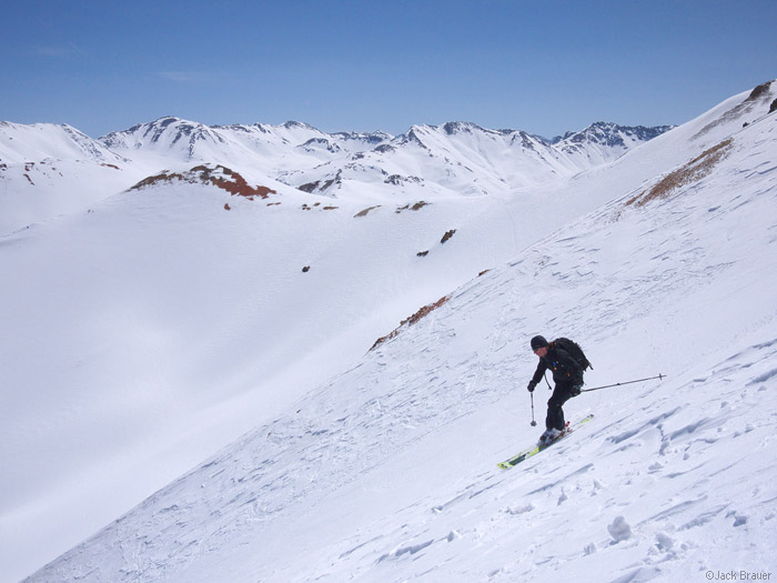 Skiing in the San Juans, Colorado