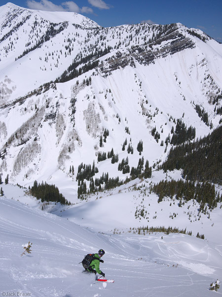 Spring skiing in Colorado, May.