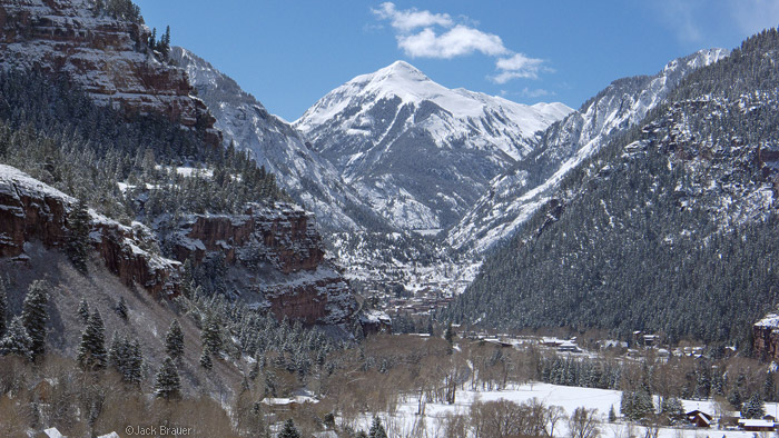 Ouray, Colorado - snowy in May