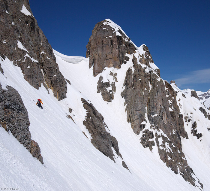 Skiing United States Mountain, San Juans, Colorado