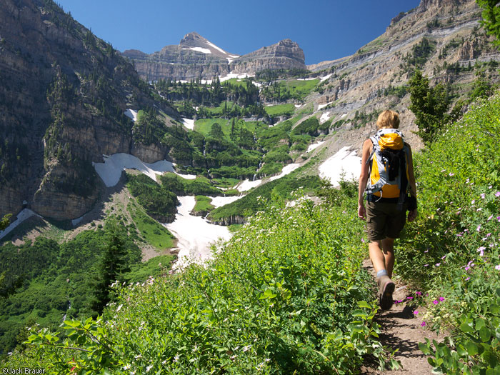 Hiking Mt. Timpanogos from the Aspen Grove trail