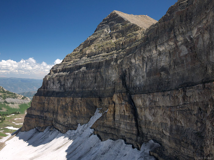 The summit of Mt. Timpanogos, Utah