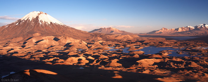 Parinacota and Lago Cotacotani, Lauca National Park, Chile