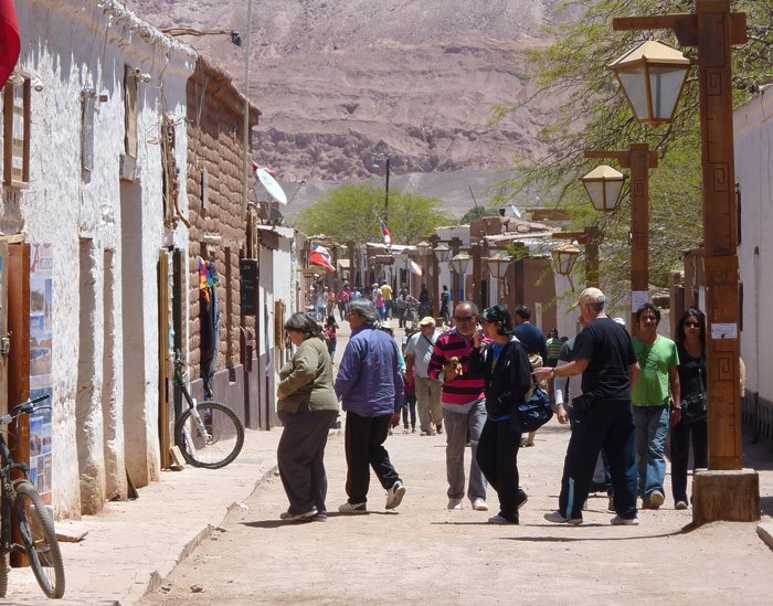 Street in San Pedro de Atacama, Chile