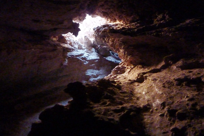 Valle de la Luna cave, Atacama, Chile