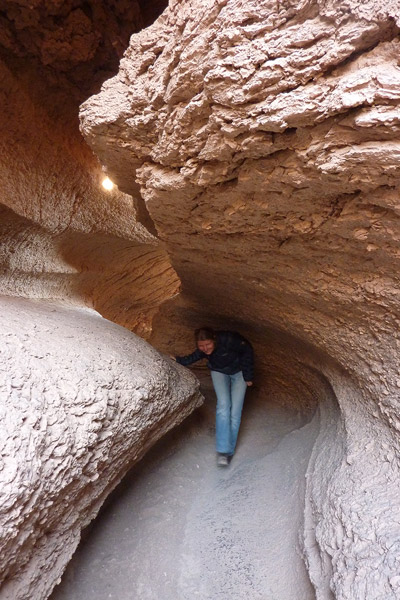 Valle de la Luna slot canyon, Atacama, Chile