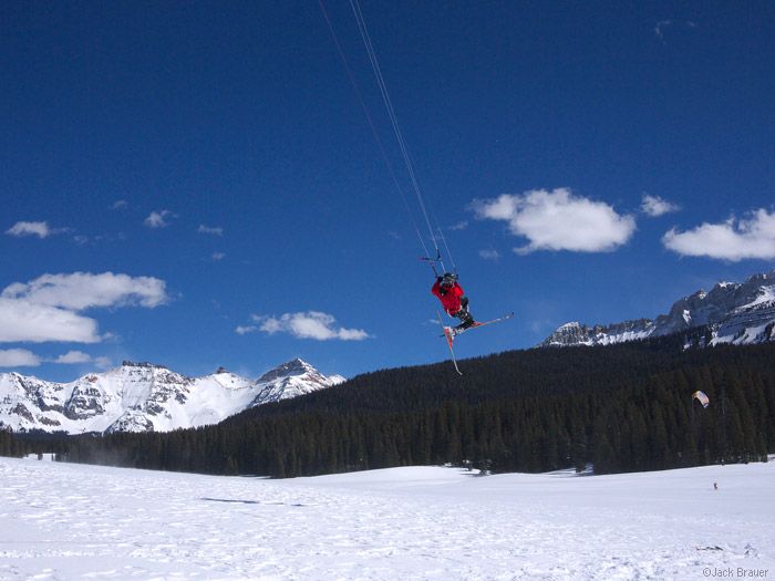 Snowkiting in Colorado