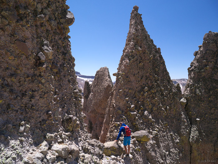 The notch on Precipice Peak, Colorado