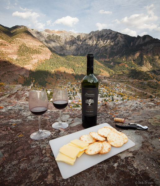 Wine over Ouray