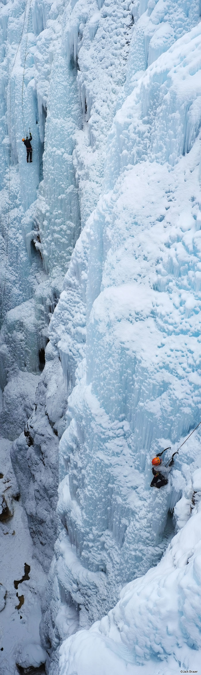 Ouray Ice Park climbers, Colorado