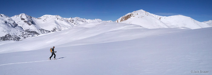 Skinning in the San Juan Mountains, Colorado