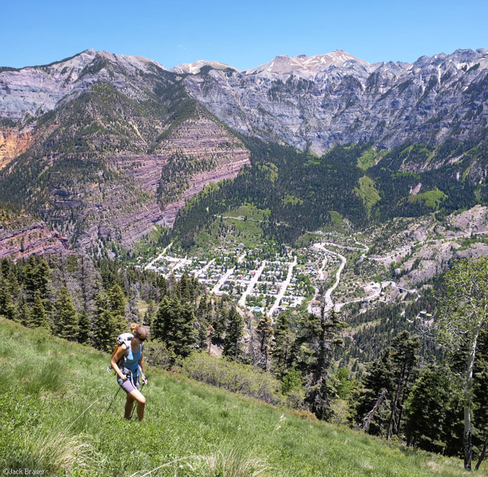 Hiking in Ouray, Colorado