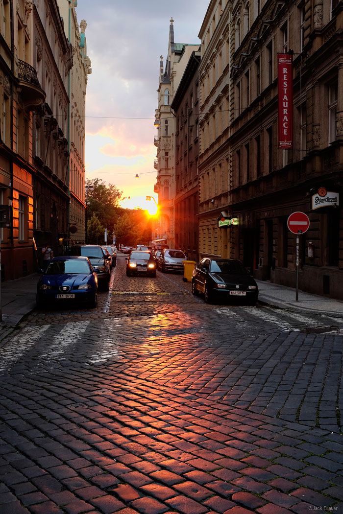 Sunset in Prague