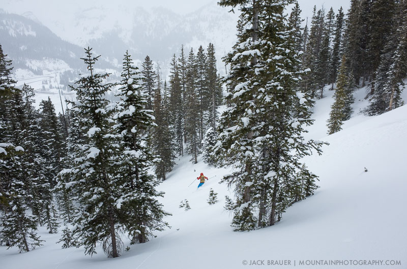Backcountry skiing in the San Juans, Colorado
