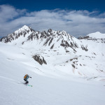 Spring skiing in the San Juans, Colorado