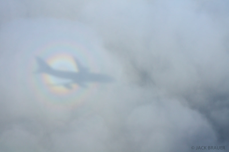 Plane in the Clouds