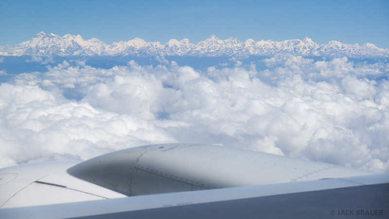 Flying Into Kathmandu