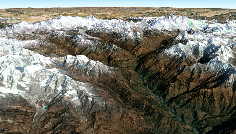 Khumbu - google earth